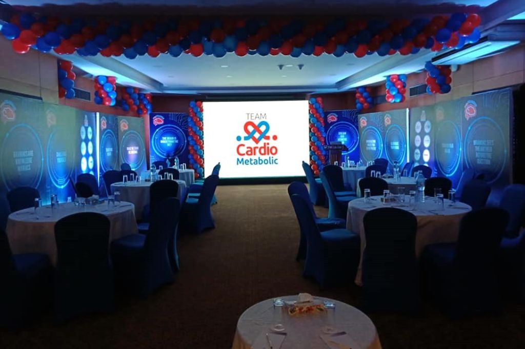 corporate event showcasing a brand launch