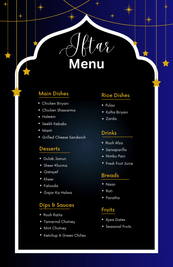 marcem iftar menu 1