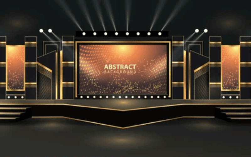 Expert corporate set design for professional events and conferences
High-quality corporate set design for business presentations and meetings
Corporate set design expertise in creating impactful event environments