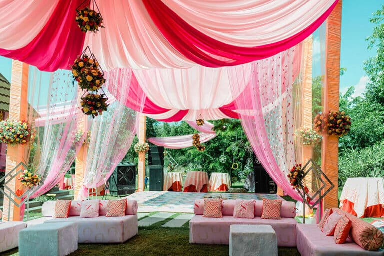 pink wedding