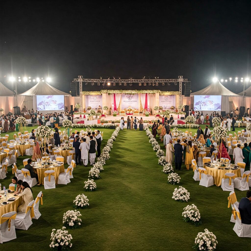 a premier government event in Karachi
