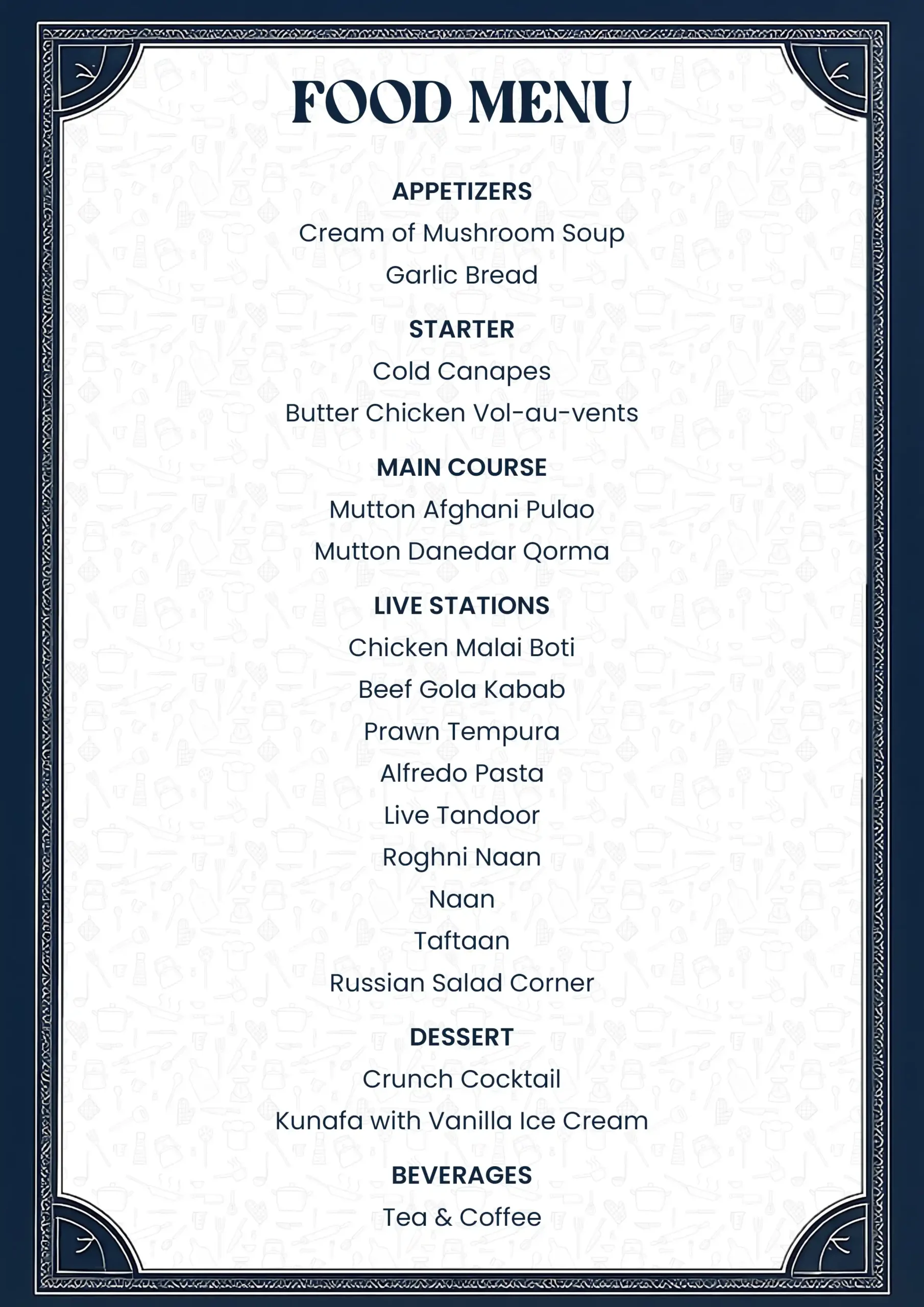 Menu 2 - Used