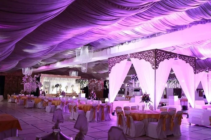 wedding Decor inside Defence Marquee & Event Complex Lahore