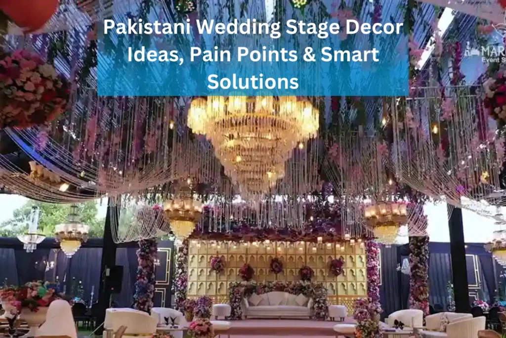 Pakistani Wedding Stage Decor