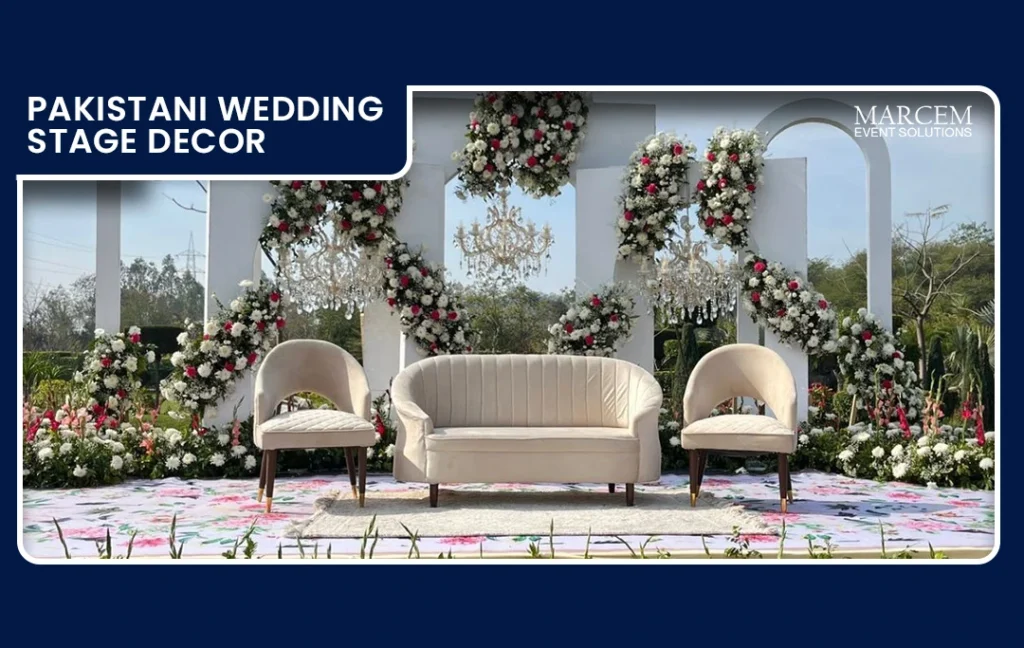 pakistani wedding stage decor