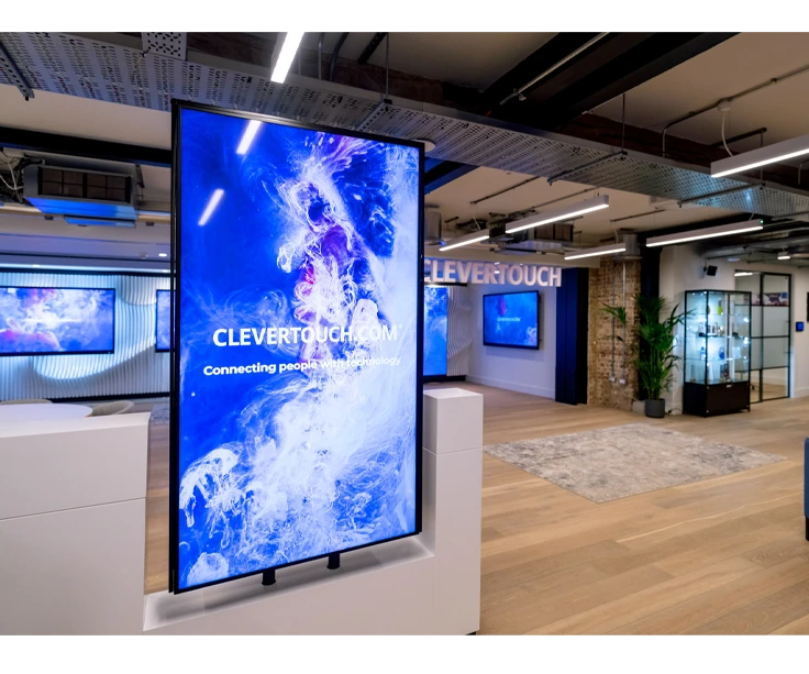 indoor smd screen setup for an industrial company