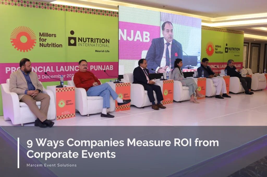 how to measure ROI in corporate events
