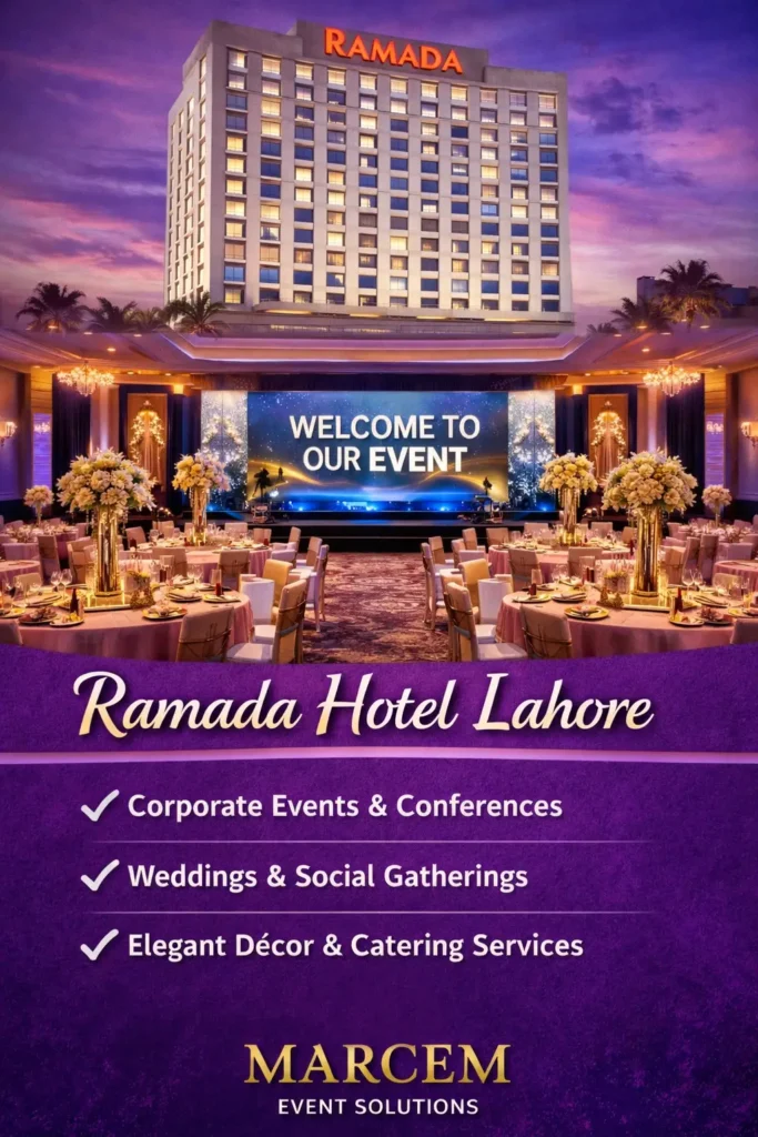 Event management ramada hotel lahore