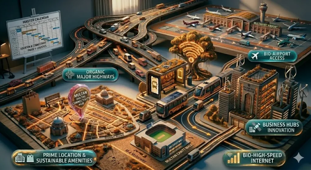 Multan Avari Location & Connectivity