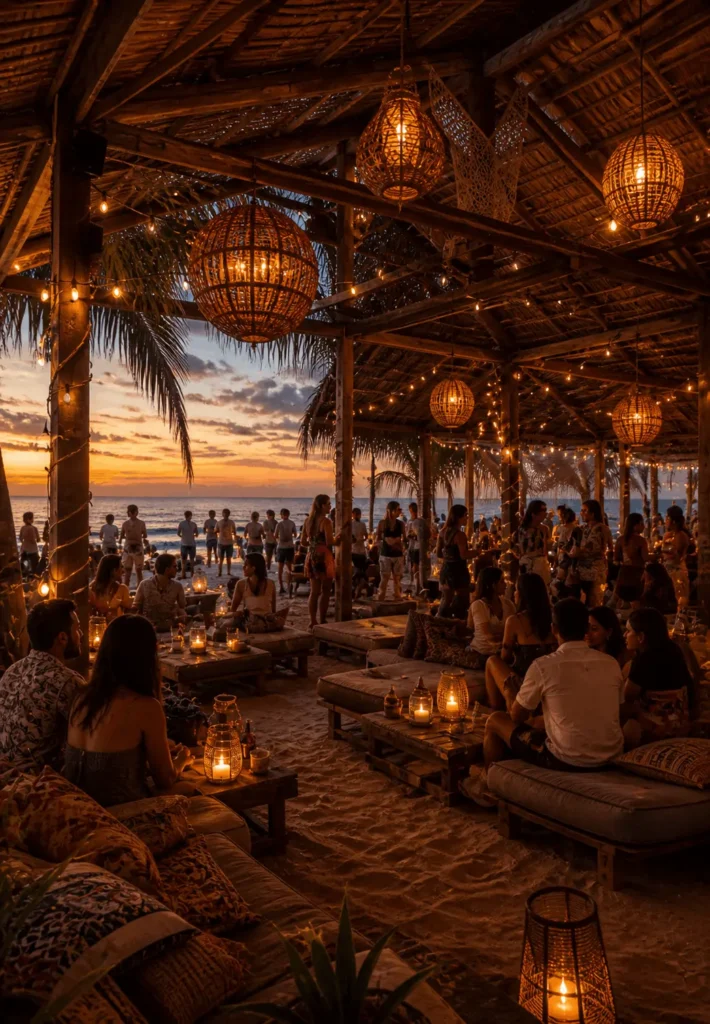 beach party night tushan