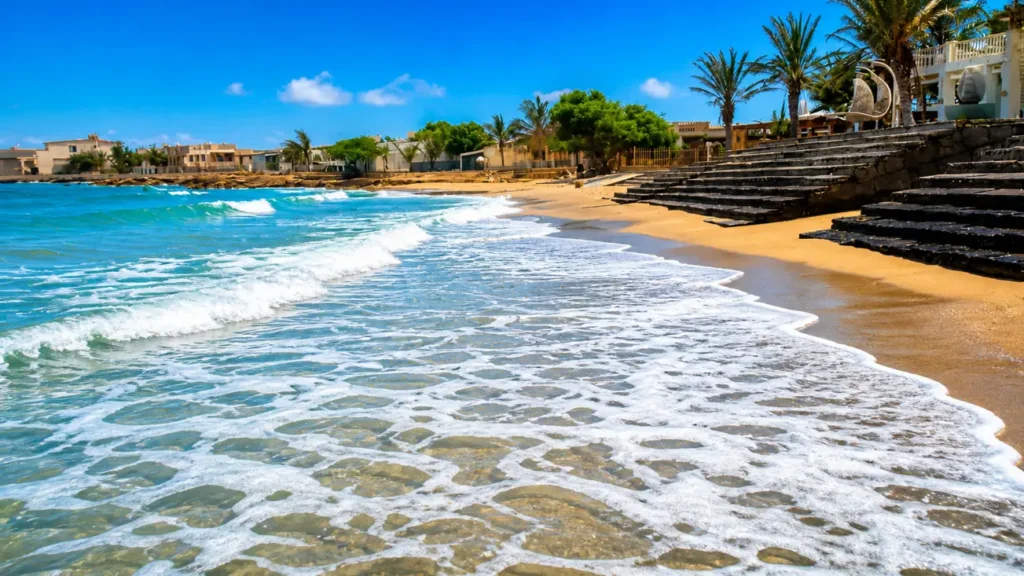 French Beach Karachi huts