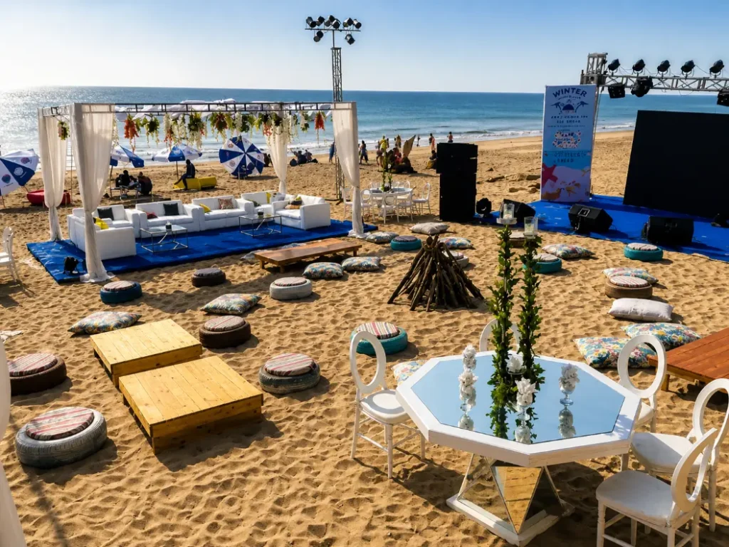 French Beach Karachi Huts