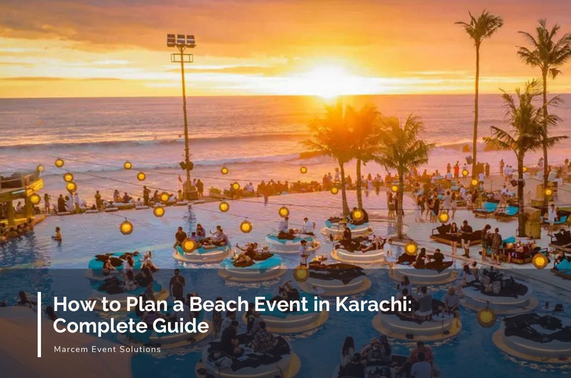 Beach event in Karachi