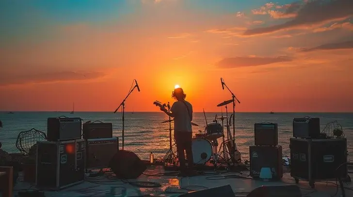 French Beach Karachi Huts