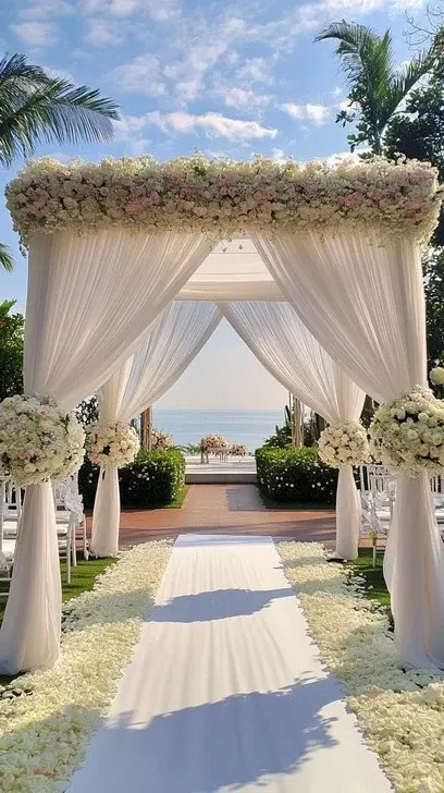 Wedding beach party French beach karachi huts
