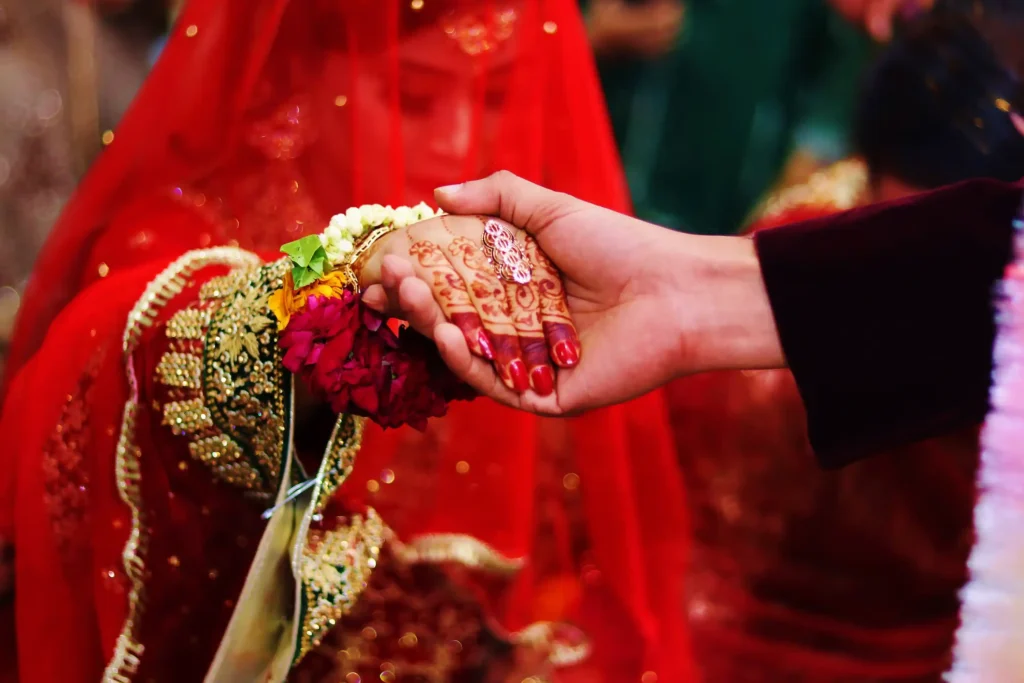 Classic traditional photography at a Pakistani wedding ceremony